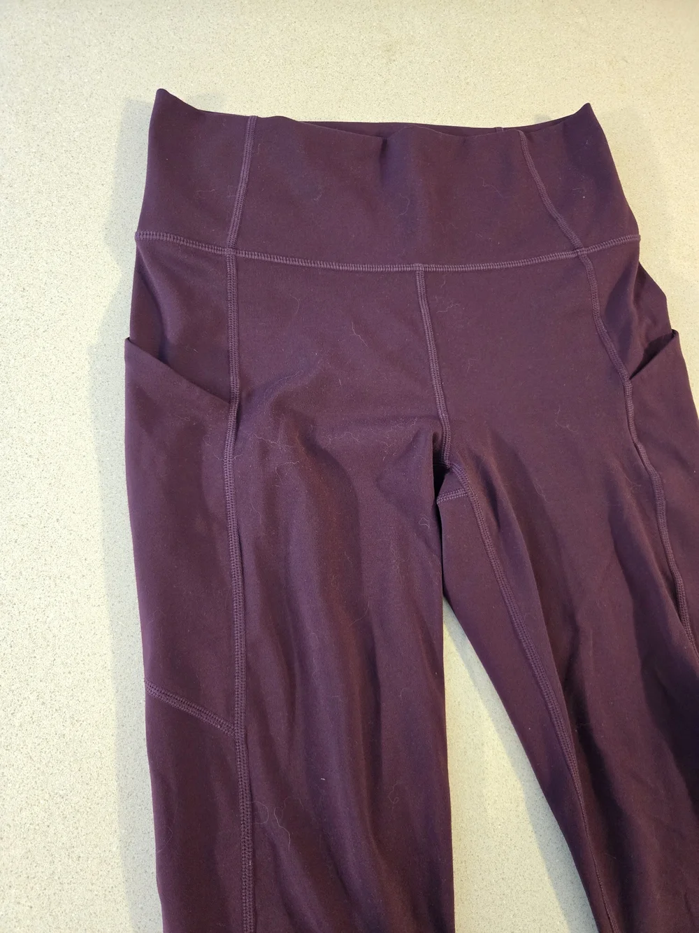 Fabletics Plum High-Rise Performance Leggings